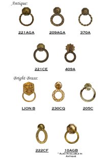 Brass pulls